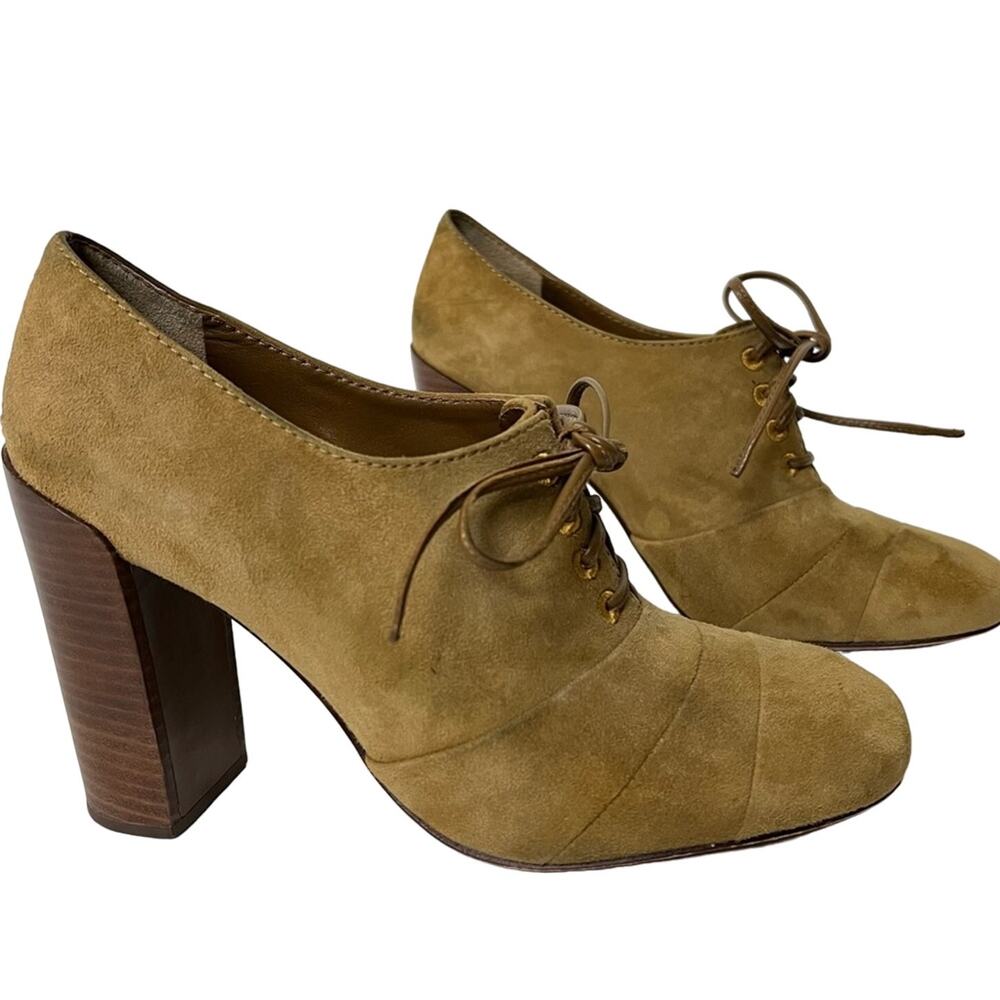 Tory Burch Brown Suede Ankle Boots